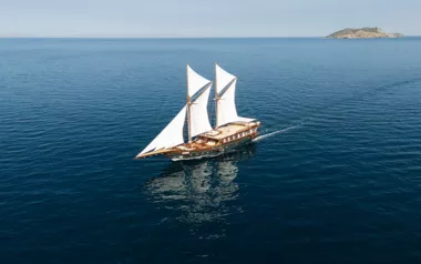 Sanya by Yann Martinie – Private Motor Sailer Charter in Bali