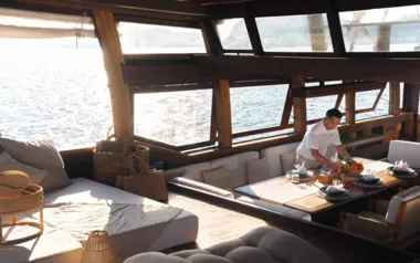 Nataraja by Yann Martinie – Private Motor Sailer Charter in Komodo