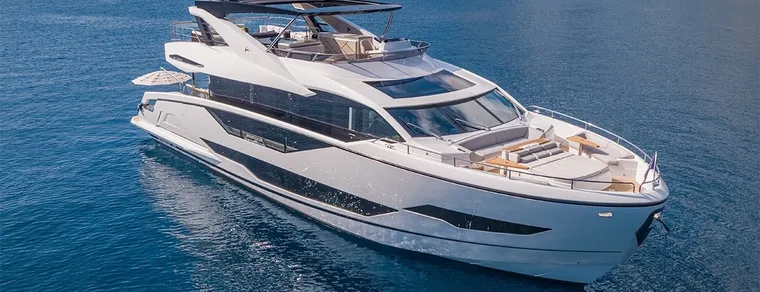 Sunseeker yacht available to charter