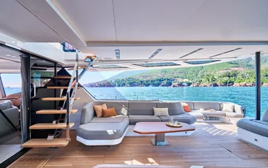 Alina by Fountaine Pajot – Private Power Catamaran Charter in Crete