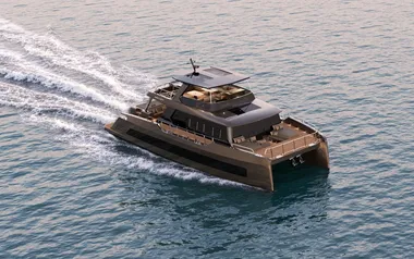 Meltemi by Moon Yacht – Private Power Catamaran Charter in Greece