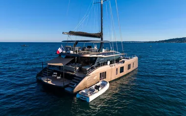 Aura 77 by Sunreef Yachts – Private Luxury Catamaran Charter in Antibes