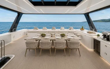 Under the radar de Heysea – alquiler privado de Catamarán de lujo – Grecia