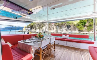 Mymlan II by Privilege, Private Sailing Catamaran Charter in Sardinia