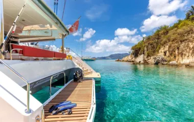Mymlan II by Privilege, Private Sailing Catamaran Charter in Sardinia
